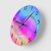 Psychedelic Clock Ronde Klok (Hoek)