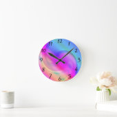 Psychedelic Clock Ronde Klok (Huis)