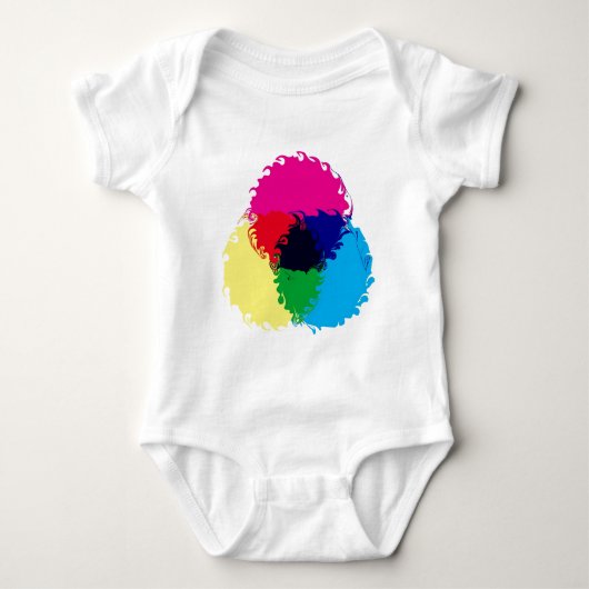 Psychedelic CMYK Romper (Voorkant)