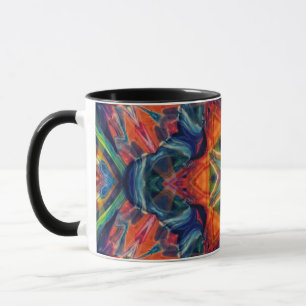 Psychedelic Colorful Kaleidoscope Patroon Mok