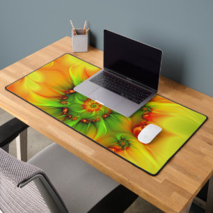 Psychedelic Colorful Modern Abstract Fractal Art Bureaumat