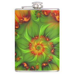Psychedelic Colorful Modern Abstract Fractal Art Heupfles