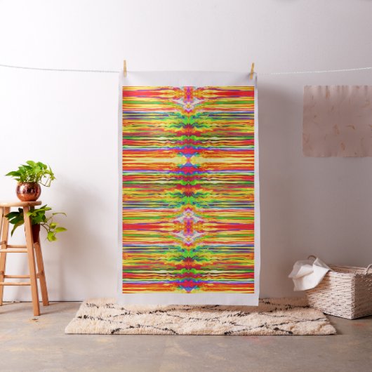 Psychedelic Colorful Tie Dye Stof (Voorbeeld)