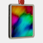 Psychedelic Colors Metalen Ornament (Rechts)