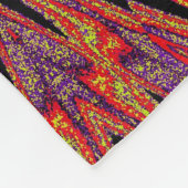 Psychedelic Daisy 3 Fleece Deken (Hoek)