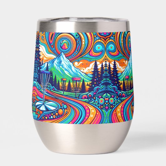 Psychedelic Disc Golfbaan (Achterkant)