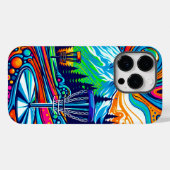 Psychedelic Disc Golfbaan Case-Mate iPhone Case (Achterkant (horizontaal))