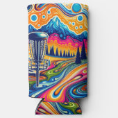 Psychedelic Disc Golfbaan in de bergen (Voorkant)