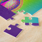 PSYCHEDELIC DOG GEPUBLICEERD MET GEPERSONALISEERDE LEGPUZZEL (Zijkant)