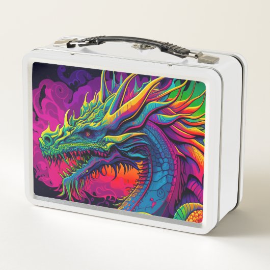 Psychedelic Dragon Design (Achterkant)