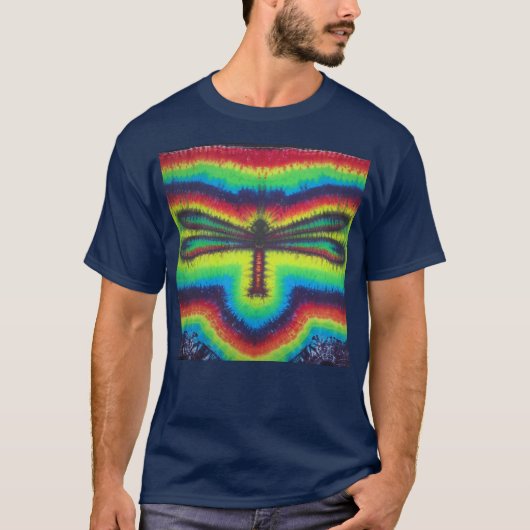 Psychedelic Dragonfly T-Shirt (Voorkant)
