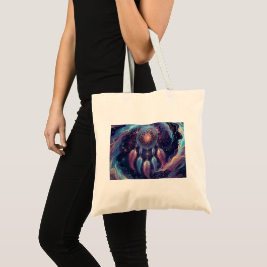psychedelic dreamcatcher tote bag (Devant (produit))