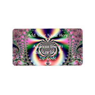 Psychedelic Dreams Fractal Etiket