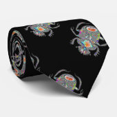 Psychedelic Egyptian scarab kever Stropdas (Opgerold)