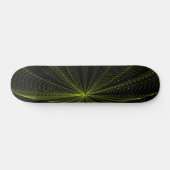 Psychedelic Electric Green Skateboard (Horizontaal)
