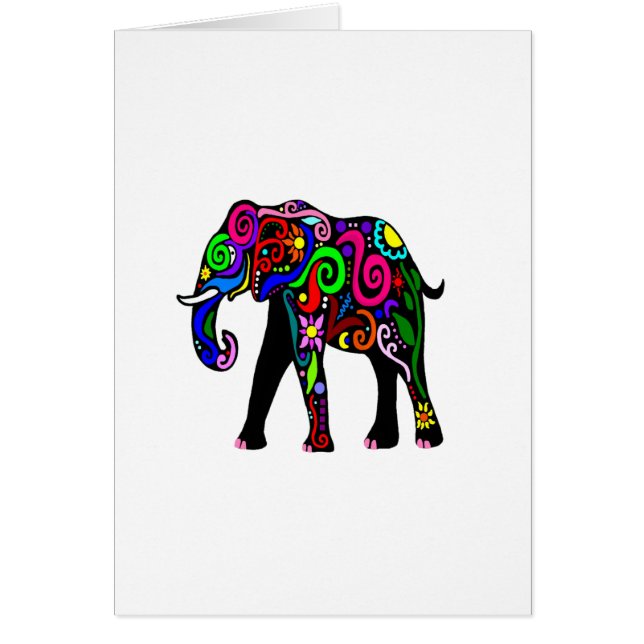 Psychedelic Elephant (Voorkant)