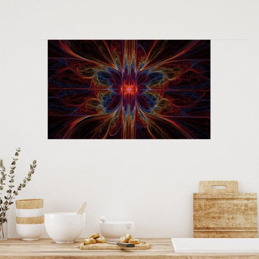 Psychedelic Emination - Poster (Keuken)