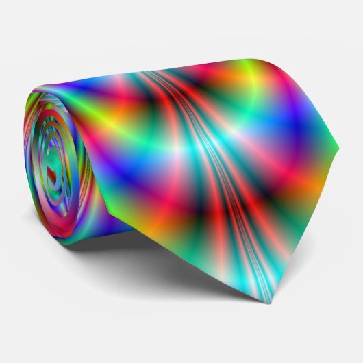 Psychedelic Eye Bender Stropdas (Opgerold)