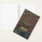 Psychedelic Eye of Coffee Drip College Trippy Planner (Display)