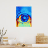 Psychedelic Eye Poster (Keuken)