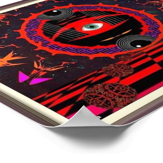 Psychedelic Eye Poster (Hoek)