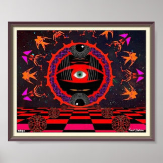 Psychedelic Eye Poster