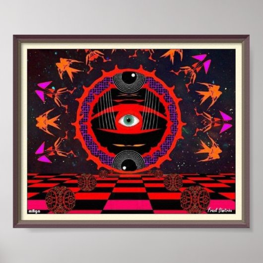 Psychedelic Eye Poster (Voorkant)
