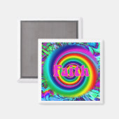 Psychedelic Faith Magneet (Voorkant / Achterkant)