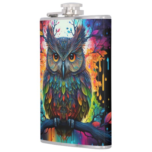 Psychedelic Fantasy Hippy Uil Heupfles (Links)