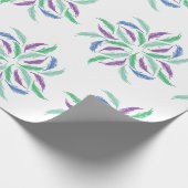Psychedelic Feathers Cadeaupapier (Hoek)