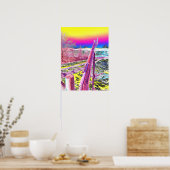 Psychedelic Fins M39 Mosin Nagant Poster (Keuken)