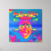 Psychedelic Fish Canvas Afdruk (Voorkant)