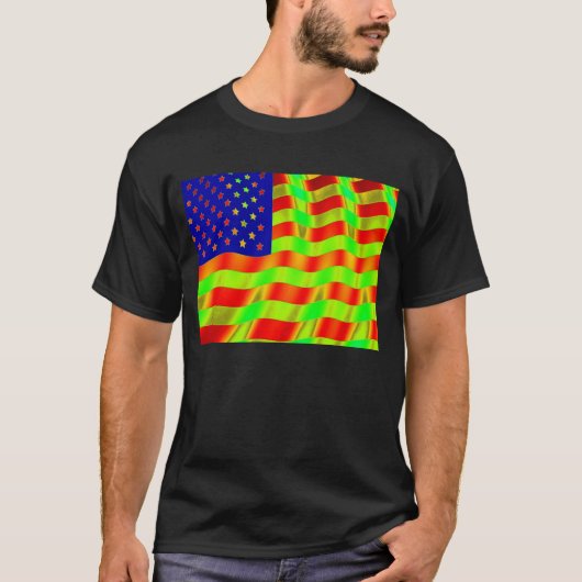 Psychedelic Flag Shirt (Voorkant)