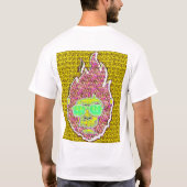 Psychedelic Flame Face Tee T-shirt (Achterkant)
