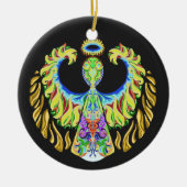 Psychedelic Flash ~ Kerstmis~Ornament Keramisch Ornament (Voorkant)