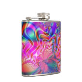 Psychedelic Flask van Groovy Timz - Gifts - Trends Heupfles (Rechts)