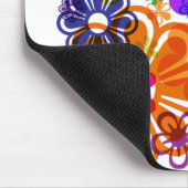 Psychedelic Flower MousePad Muismat (Hoek)