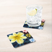 Psychedelic Flowers - Colorful Onderzetter (Insitu)