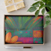 Psychedelic Flowers & Mushrooms Decoupage Tissuepapier (Geschenk)