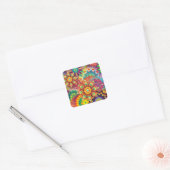 Psychedelic Flowers stickers (Envelop)