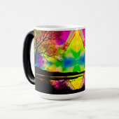 Psychedelic Forest Magic Coffee Mok (Voorkant links)