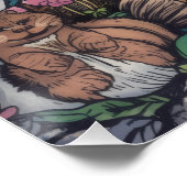 Psychedelic forest poster perfect poster (Hoek)