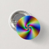 Psychedelic Four Wind Spiral Button (Voorkant /achterkant)