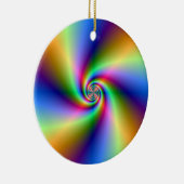 Psychedelic Four Wind Spiral Ornament (Rechts)