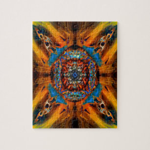 Psychedelic Fractal Art Legpuzzel