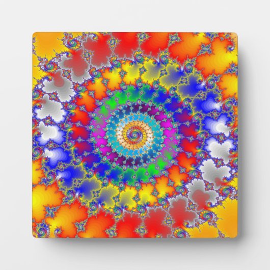 Psychedelic Fractal Fotoplaat (Voorkant)