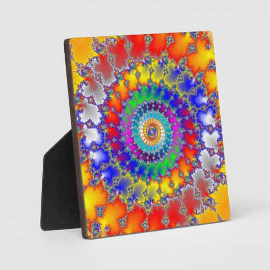 Psychedelic Fractal Fotoplaat (Voorkant)