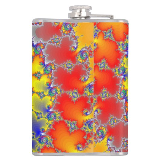 Psychedelic Fractal Heupfles (Achterkant)