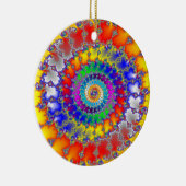 Psychedelic Fractal Keramisch Ornament (Rechts)