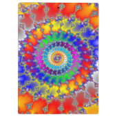 Psychedelic Fractal Klembord (Achterkant)